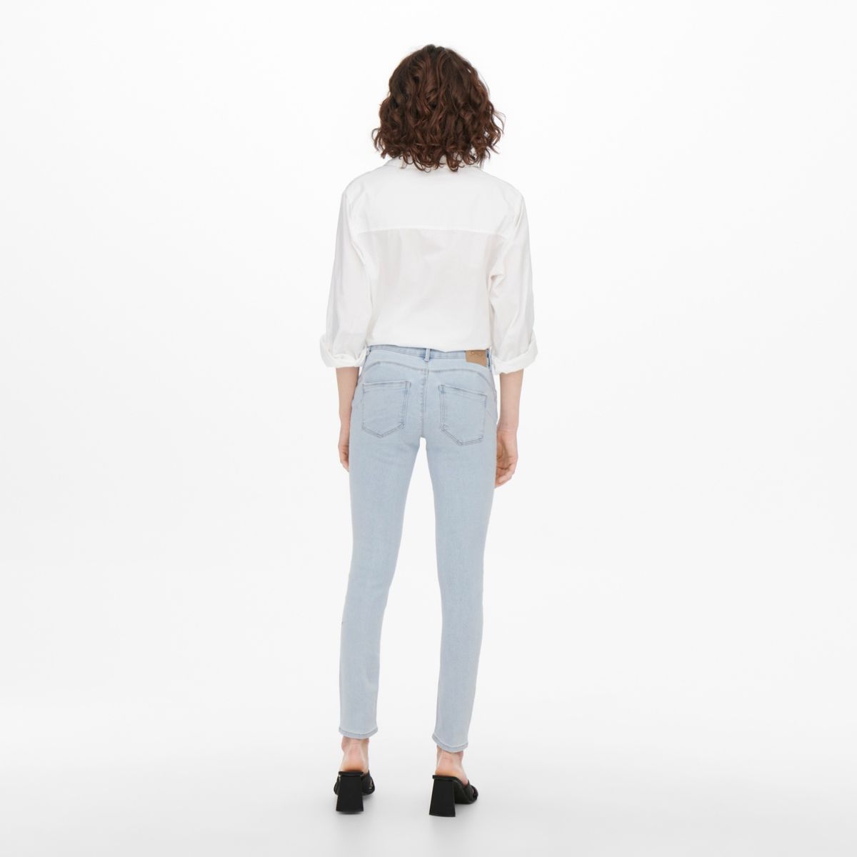 ONLY - Jeans Skinny Tiro Alto Mujer Only