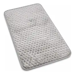 WAKESHOME - Tapete Alfombrilla De Baño Absorbente Piso Tina Ducha Dormitorio Unicolor