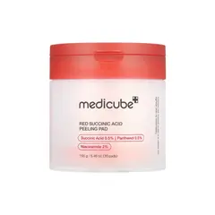 MEDICUBE - Pads Exfoliantes con Ácido Succínico Rojo -