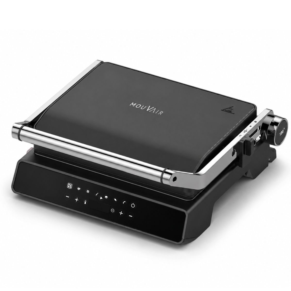 MOUVAIR - Plancha Eléctrica Iron Chef 3 en 1: Waflera, Sandwichera y Grill