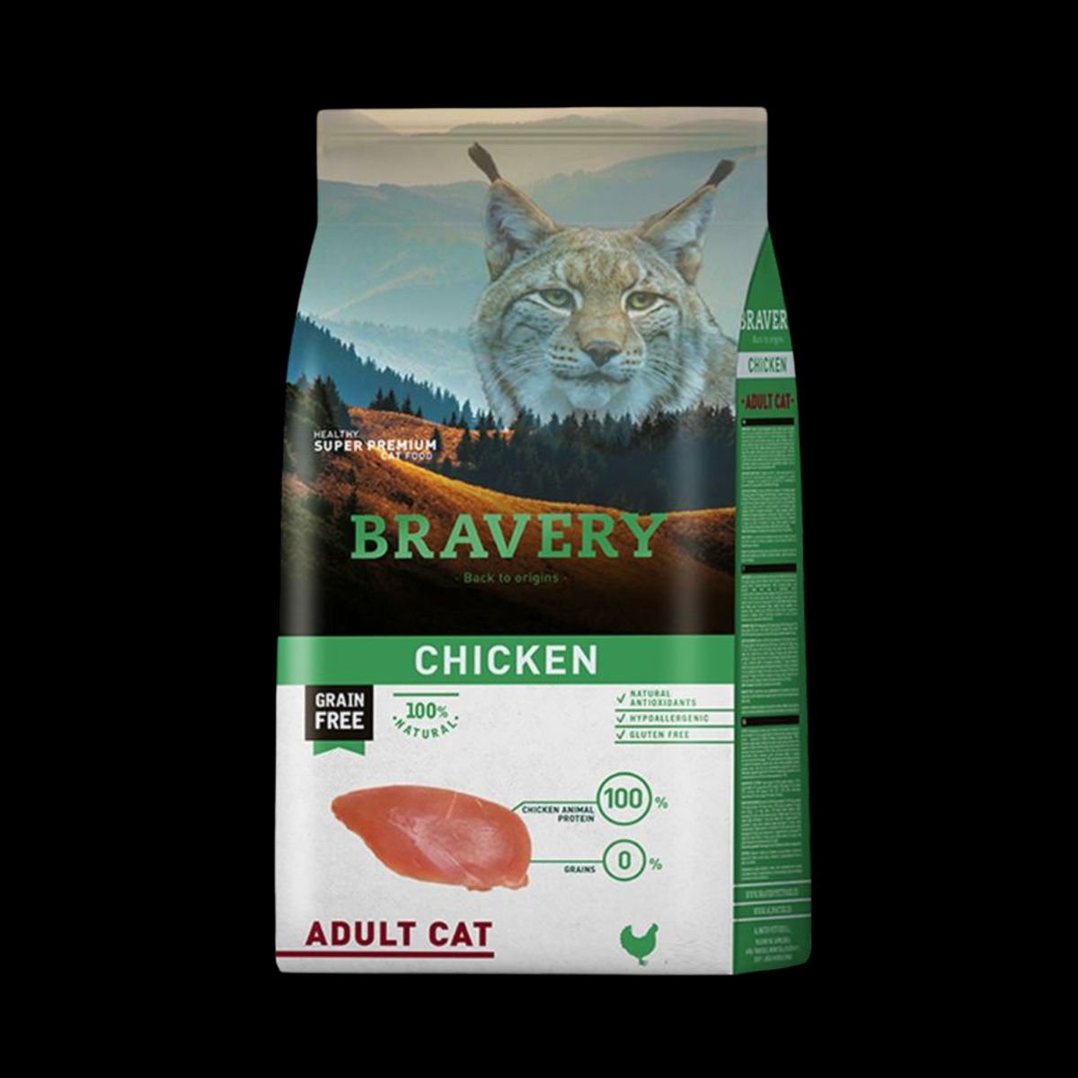 GENERICO - Bravery Adult Cat Chicken 2 kg