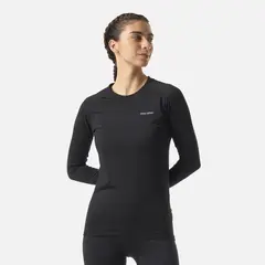 HAKA HONU - Primera Capa Mujer Huemul Top Negro