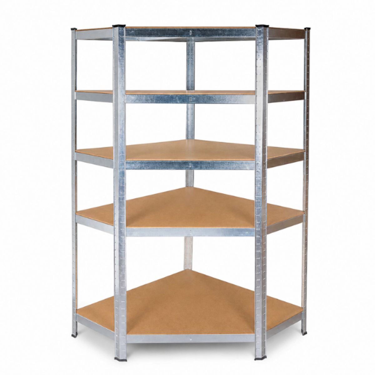 GENERICO - Estantería Rack Metálica Esquinero 180x90x90cm 5 Repisas