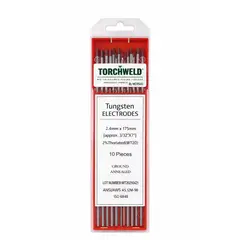 GENERICO - Electrodos Tungsteno WT20 2.4x175mm 10u