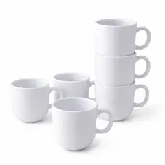 DANIEL WELLINGTON - Taza Grande Melamina Apilable 350cc Mug Melamina X6