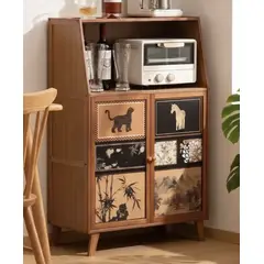 IDEEHOUSE - Aparador Cocina Mueble Aparador Buffet 66x32x100cm