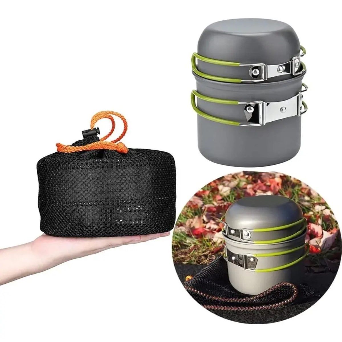 GENERICO - Utensilios De Cocina Vajillas Olla Mini Estufa Gas Pcamping BELUG
