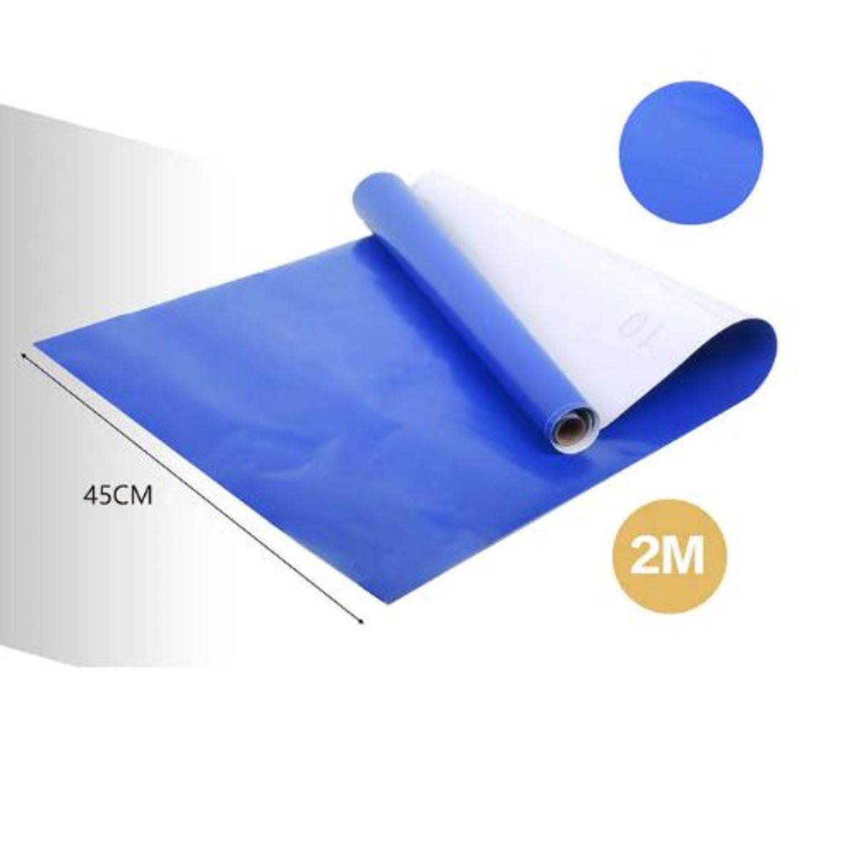 GENERICO - PAPEL ADHESIVO DECOMURAL 2M X 45CM AZUL