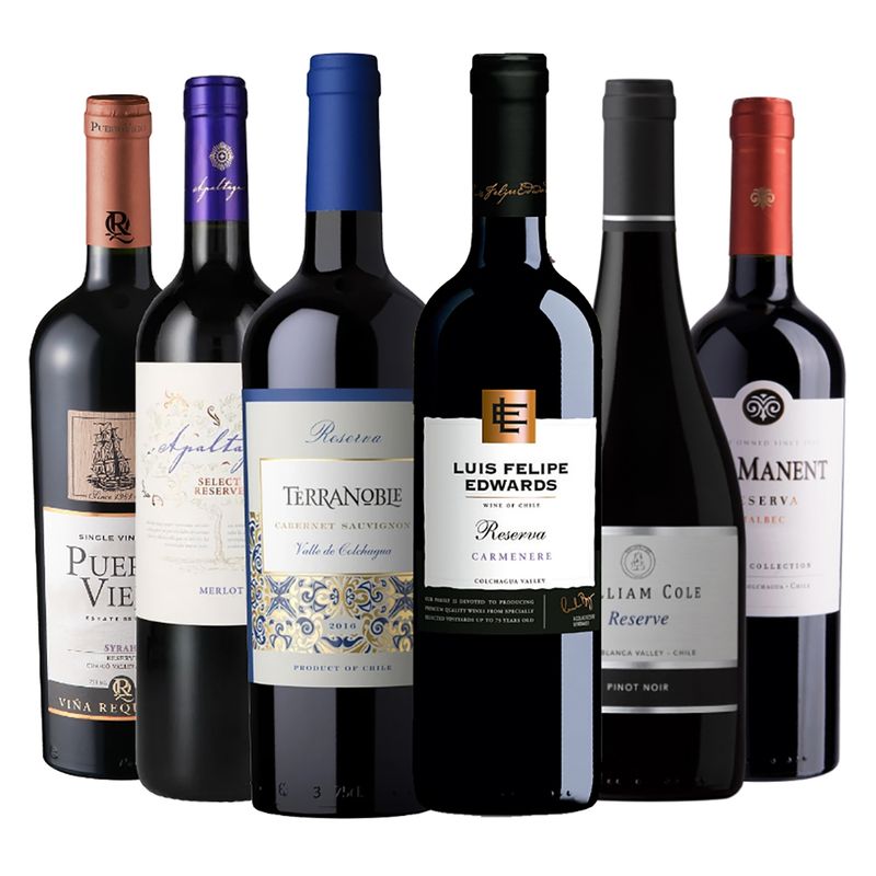 GENERICO - 6 Vinos Mix Reserva Tintos