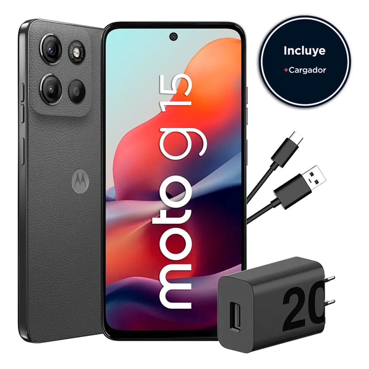 MOTOROLA - Smartphone Moto G15 128gb 4gb Ram Gris