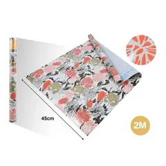 GENERICO - PAPEL ADHESIVO DECOMURAL 2M X 45CM FLORAL