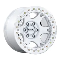 GENERAC - Juego 4 Llantas KMC V1 Beadlock 17x9 - 5x127 - ET -38 - Machined - CB 71.5