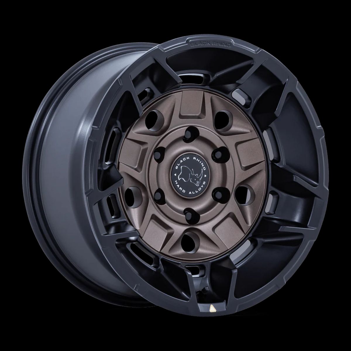 GENERAC - Juego 4 Llantas Black Rhino Guard 17x8.5 - Apernadura 6x139.7 - Offset 0 - Color Burnt Bronze  Blac