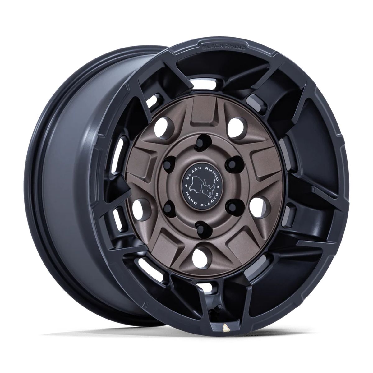 GENERAC - Juego 4 Llantas Black Rhino Guard 17x8.5 - Apernadura 6x139.7 - Offset 0 - Color Burnt Bronze  Blac