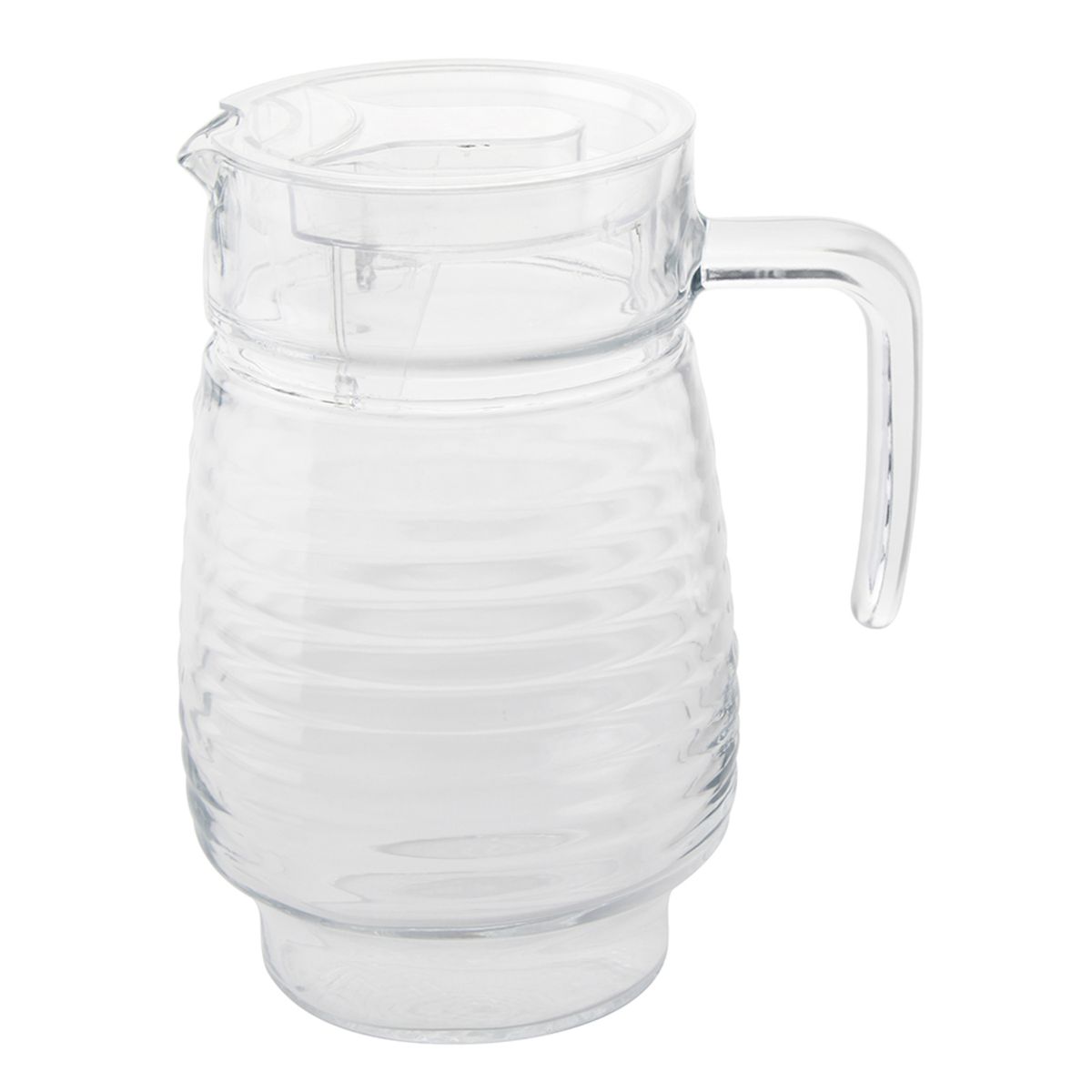FANTUZZI - Set de Jarra con Tapa + 4 Vasos de Vidrio Fantuzzi