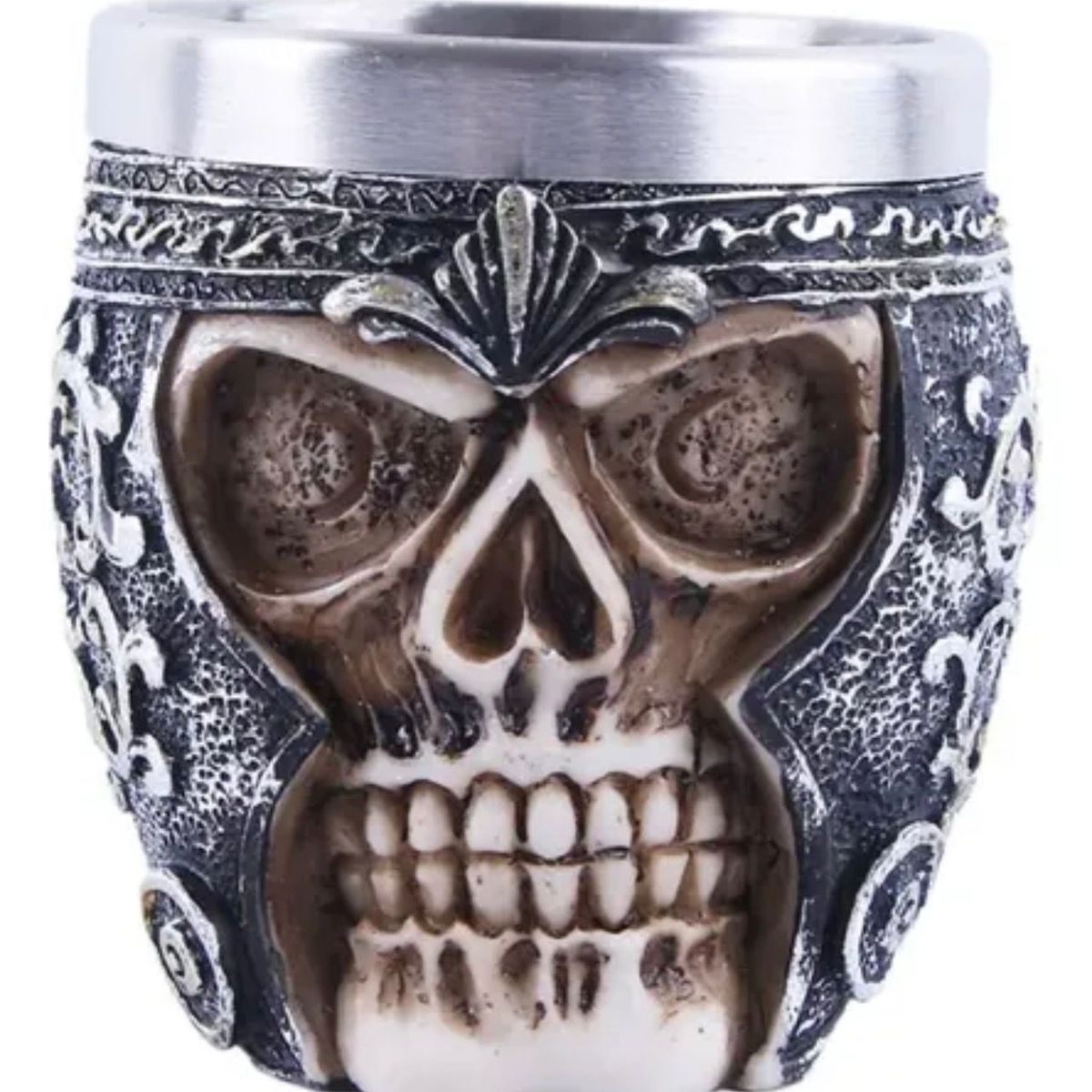 GENERICO - Taza vikinga medieval de acero inoxidable