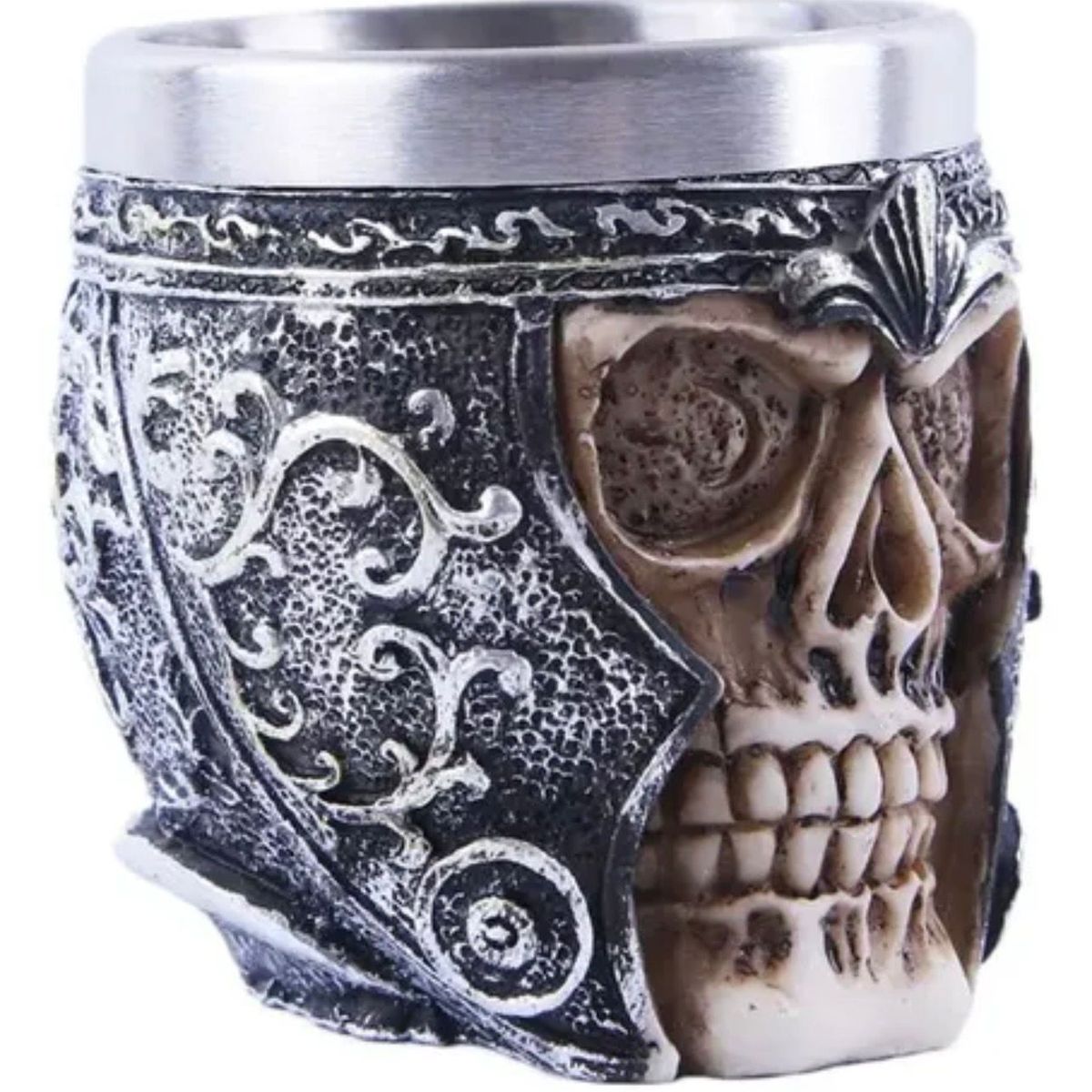 GENERICO - Taza vikinga medieval de acero inoxidable