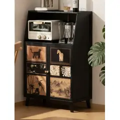 IDEEHOUSE - Aparador Cocina Mueble Aparador Buffet 66x32x100cm