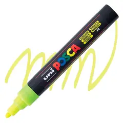UNI POSCA - Marcador Acrílico Amarillo Fluor 5M POSCA