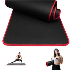 GENERICO - Mat Yoga Grueso 10mm Cómodo Antideslizante Nbr 183x61cm Fit