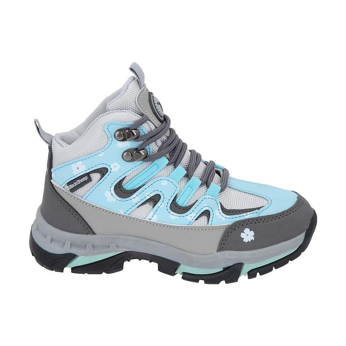 BLACKSHEEP - Zapato Outdoor Infantil Alto Gris Celeste Copahue Blacksheep