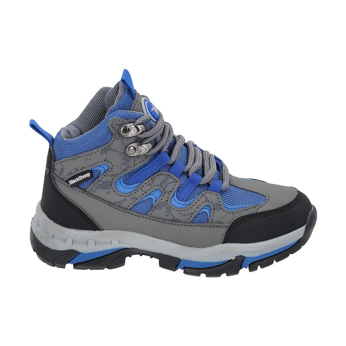 BLACKSHEEP - Zapato Infantil Outdoor Alto Azul Gris Manquehue Blacksheep