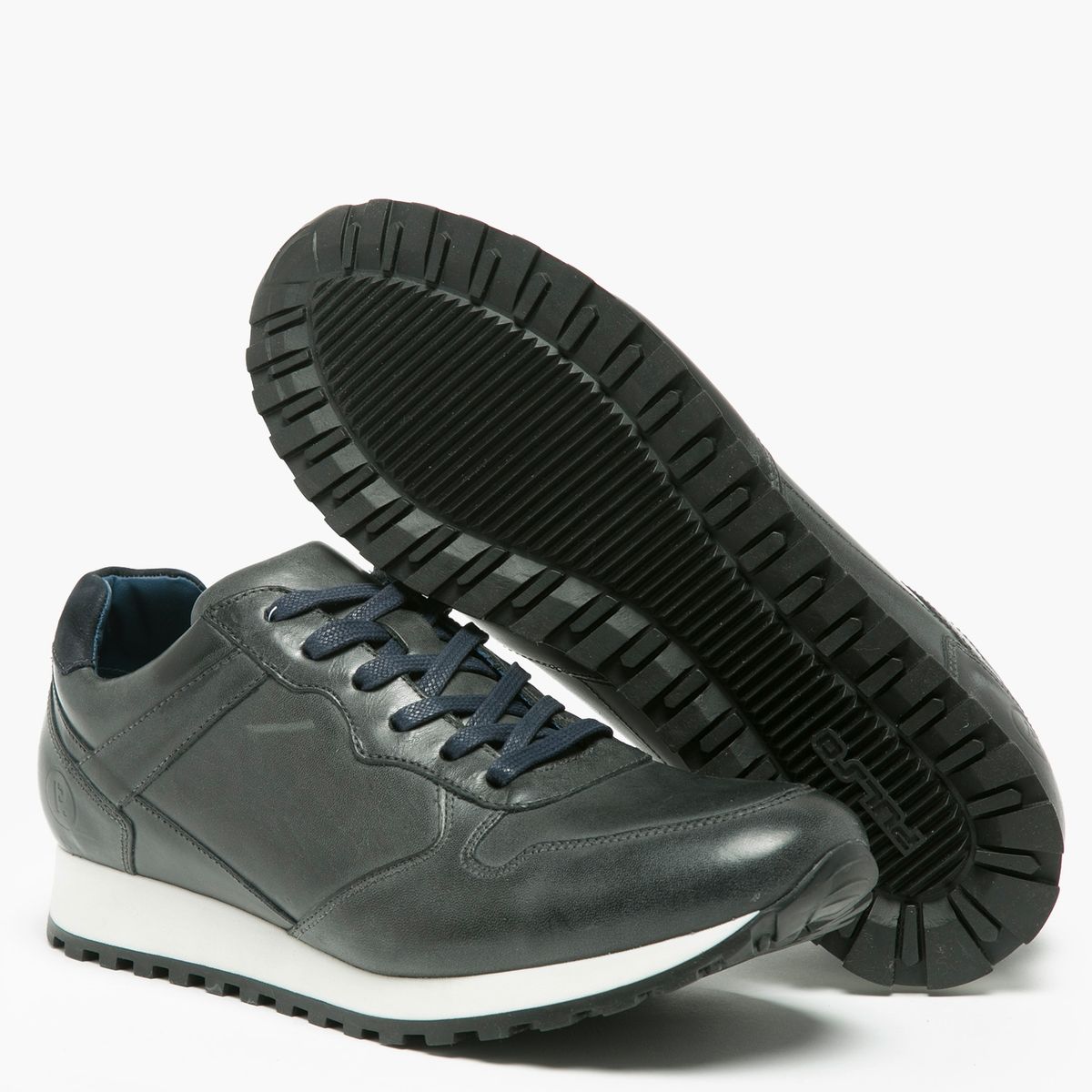 GUANTE - Guante Zapatilla urbana hombre cuero negro