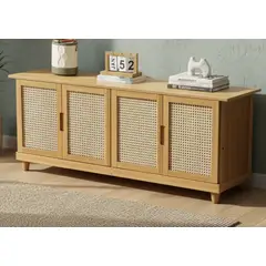 IDEEHOUSE - Librero Estante Organizador Multiuso Para Living 120x27x60cm