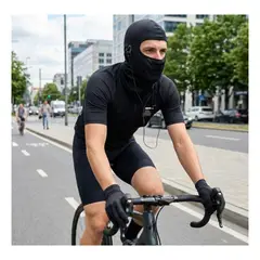 EKOL TACTICA MILITAR - Set Antiviento Moto Balaclava Con Orificio Auricular y Guantes