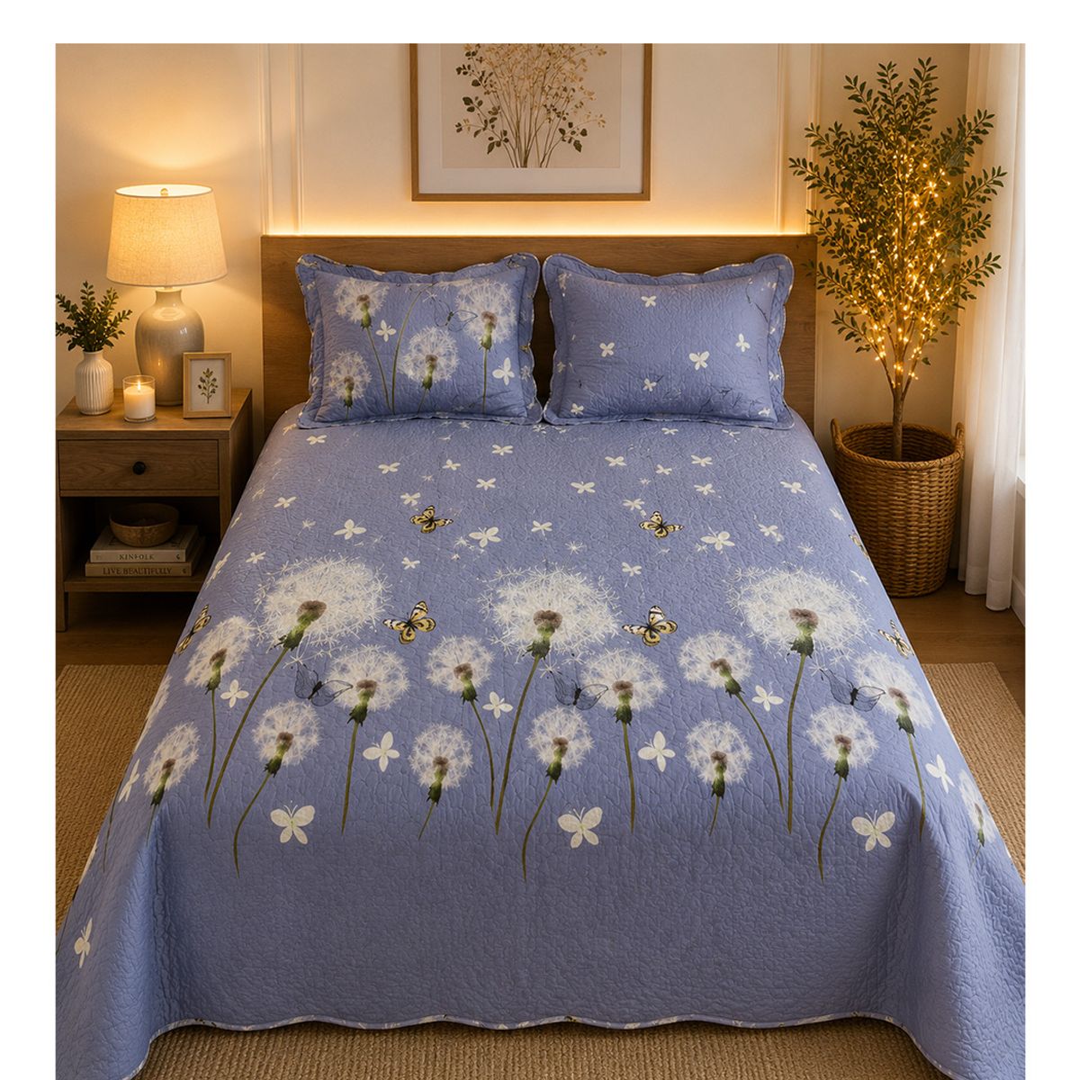 GENERICO - Cubrecama Quilt De Verano 2 Plazas Luminoso