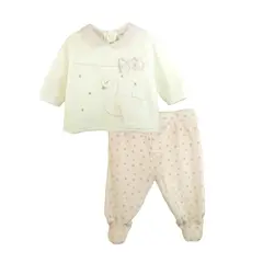 PUMUCKI - Conjunto Plush Cisne Bebé Niña con Moño y Patitas