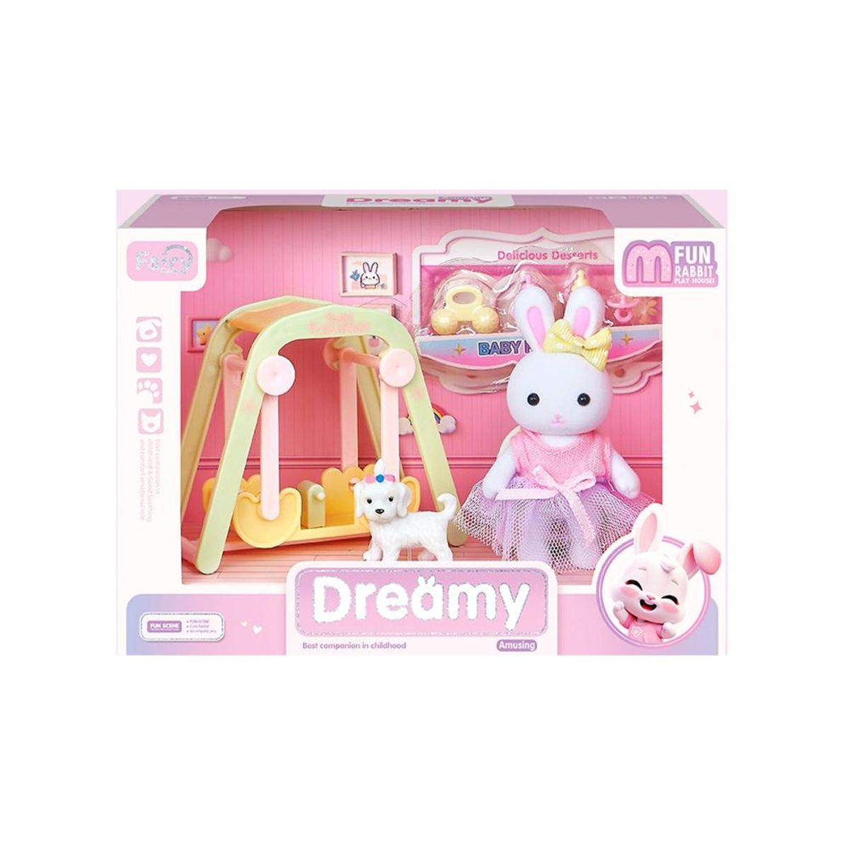 DREAMY - Set Juego Carrito Conejo Dreamy