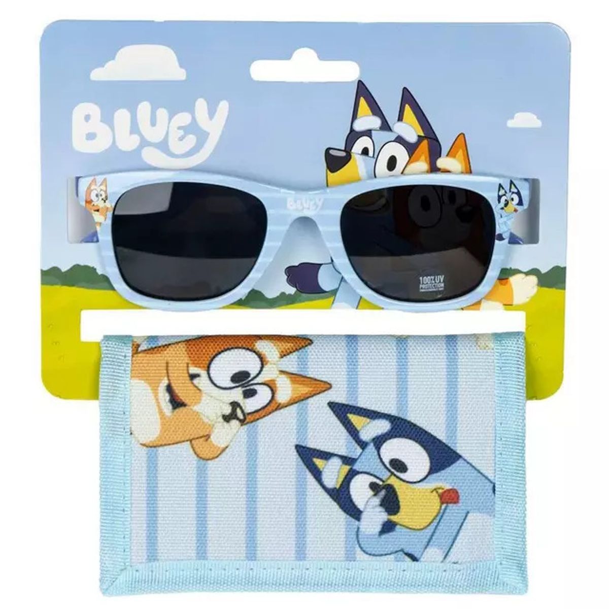 BLUEY - Set gafas de Sol y Billetera Bluey