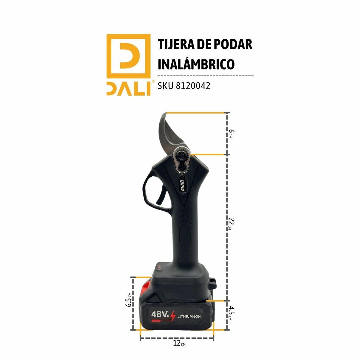 GENERICO - Tijera de podar inalámbrica 48Vh Lithium-Ion
