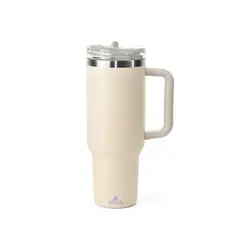 NORVIK - Nörvik Tazón Térmico 1200 ml Con Bombilla Retráctil Rosa