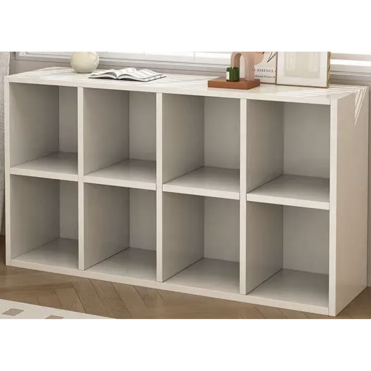 IDEEHOUSE - Librero Estante Organizador Multiuso Para Living 120x27x60cm