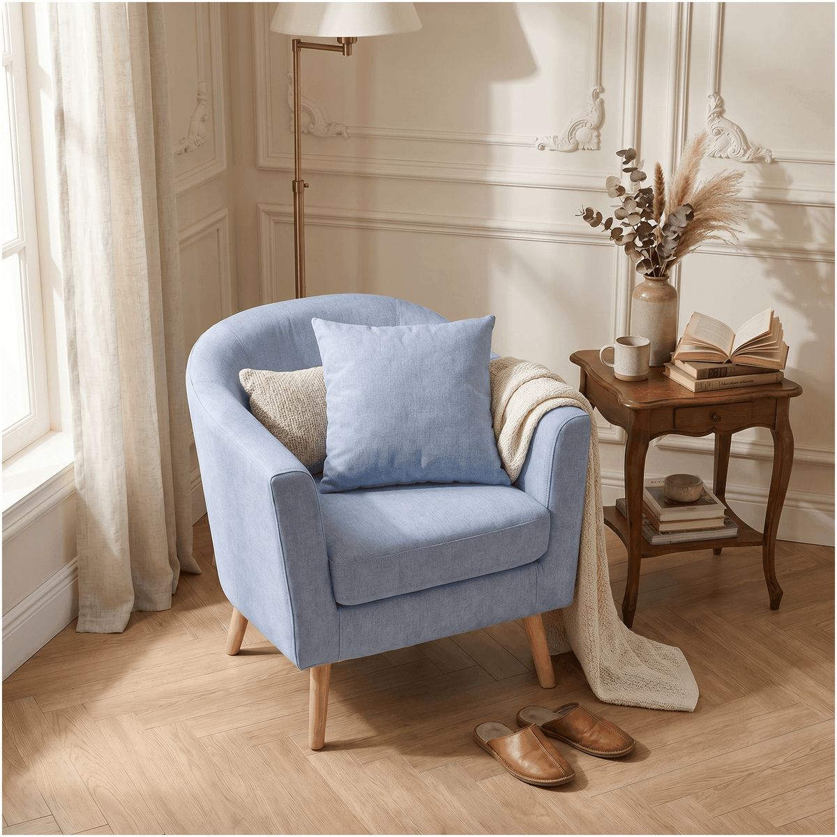 HOMER DESIGN - Sitial Poltrona Silla Sillon Con Cojin De Regalo 80x70x52cm