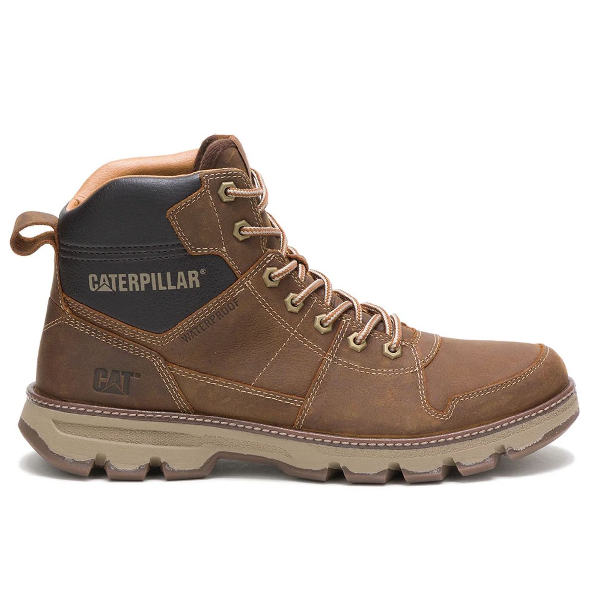 CATERPILLAR - Zapatilla Botín CAT Hombre Waterproof Meridian Brown Sugar