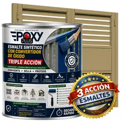 EPOXY - ESMALTE SINTETICO - CONVERTIDOR OXIDO - 1-4 GALÓN - BEIGE PERLADO