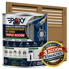 EPOXY - ESMALTE SINTETICO - CONVERTIDOR OXIDO - 1-4 GALÓN - ORO PERLADO