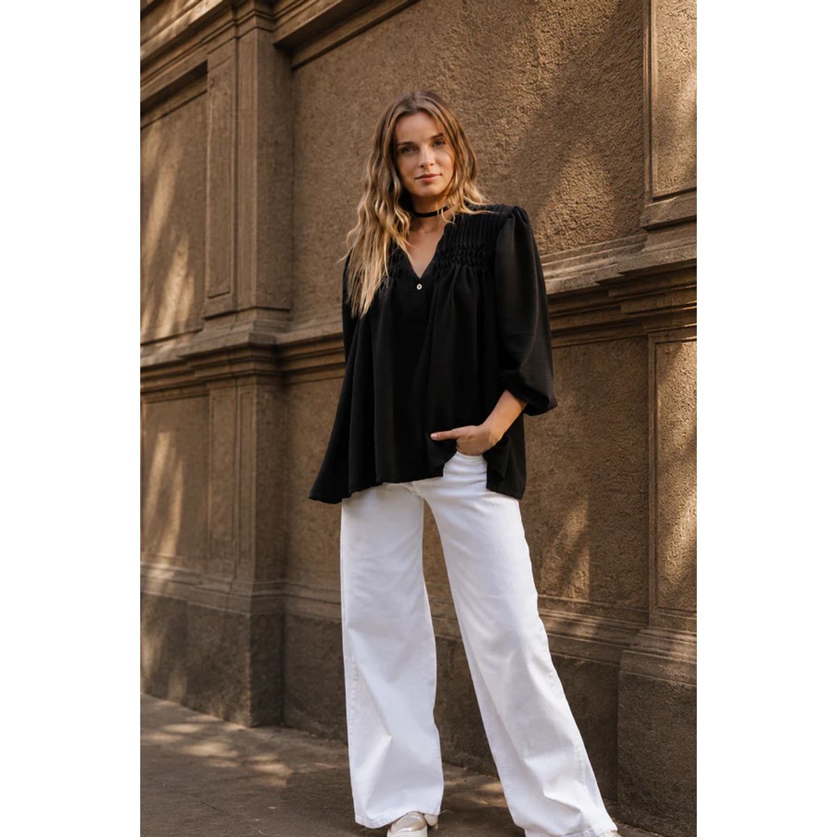BLANCA SOFIA - Blusa Fiorenze Black