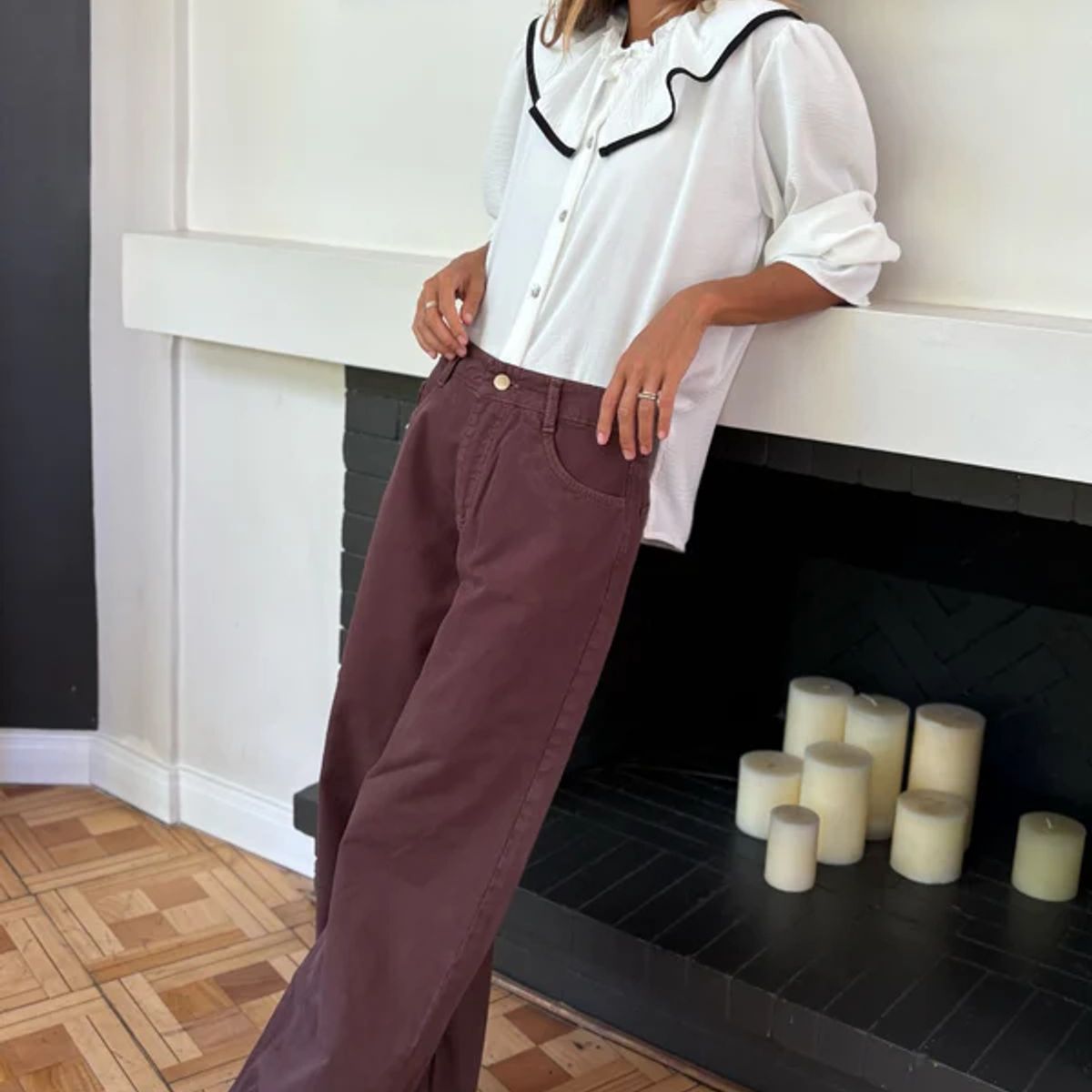 BLANCA SOFIA - Blusa Volaré WHITEBLACK