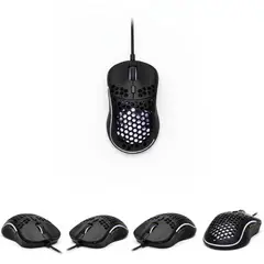 GENERICO - Mouse Gamer Core Sensor Óptico Retroiluminado RGB 6 Botones