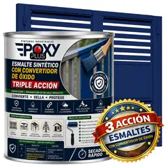 EPOXY - ESMALTE SINTETICO - CONVERTIDOR OXIDO - 1-4 GALÓN - AZUL ZAFIRO
