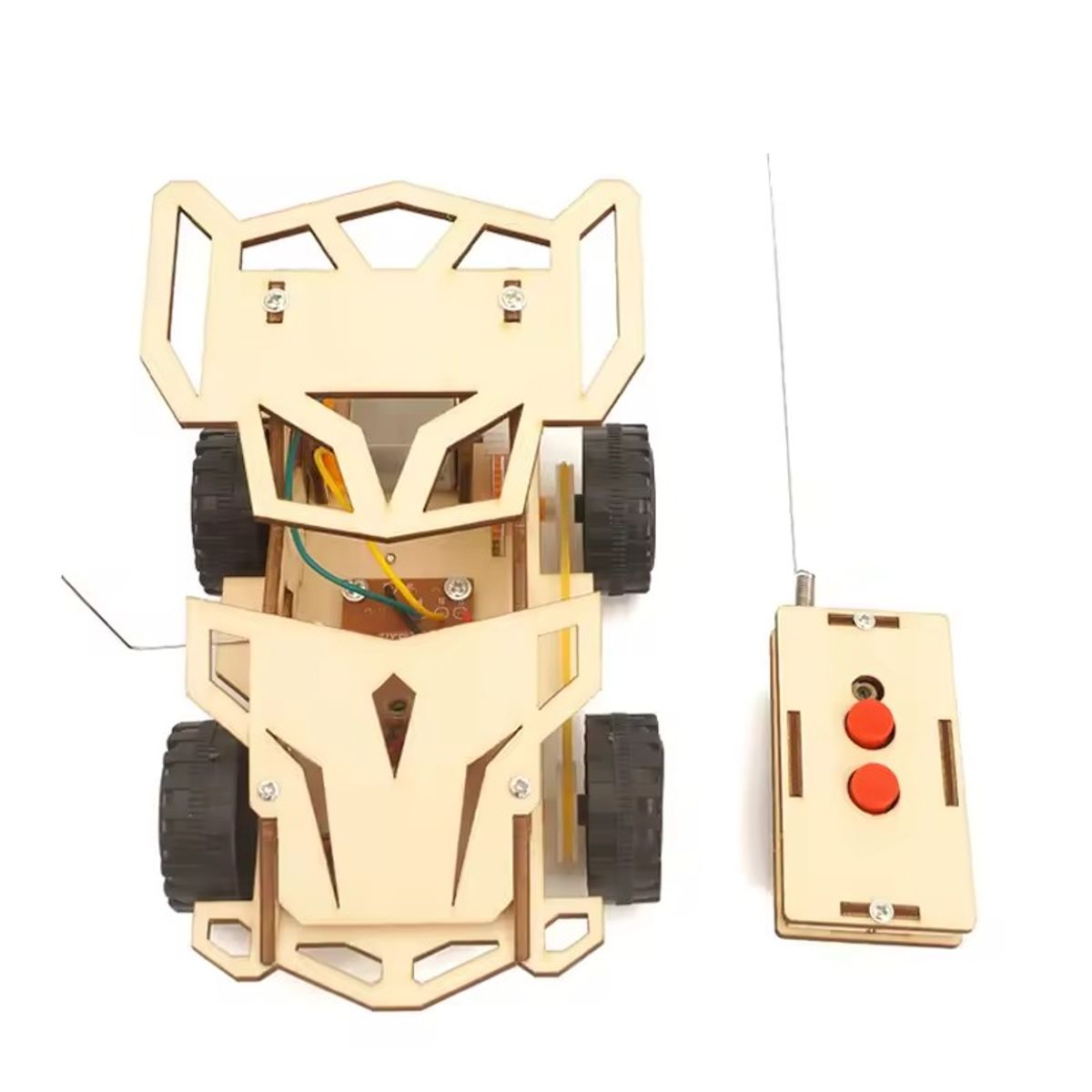 GENERICO - Kit Auto 4WD con Control Remoto  Armado DIY