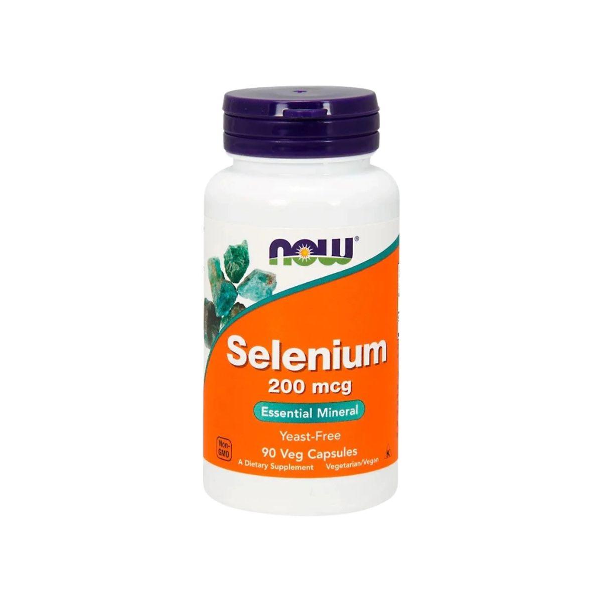 NOW - Selenio 200 mcg. Now 90 cáps. vegetales