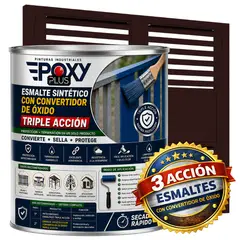 EPOXY - ESMALTE SINTETICO - CONVERTIDOR OXIDO - 1-4 GALÓN - MARRÓN SEPIA