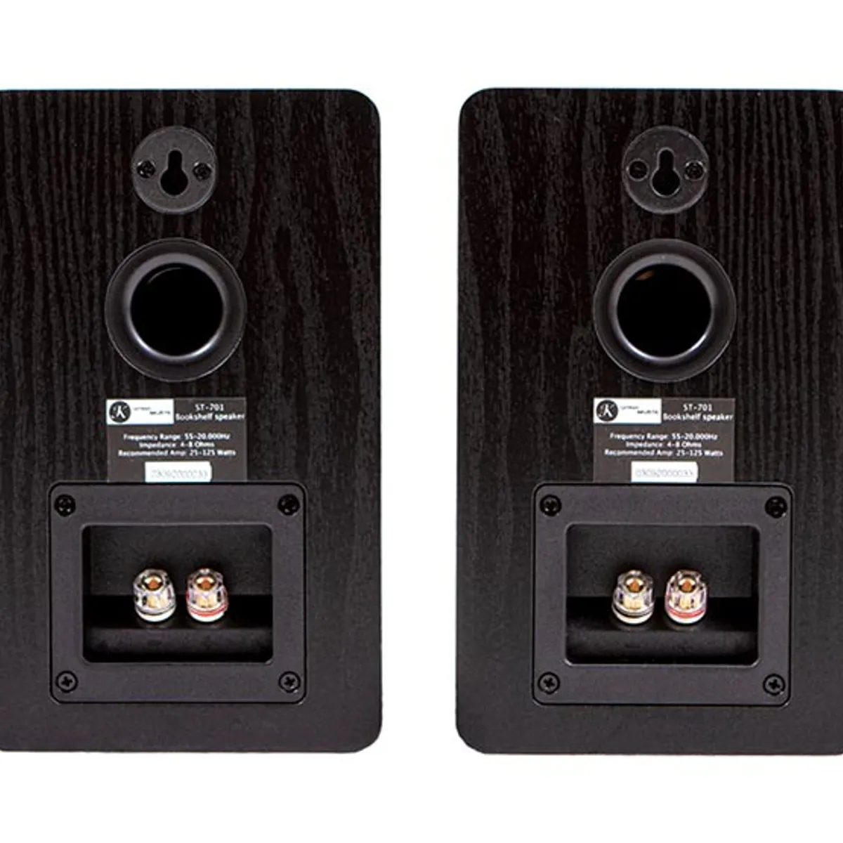 GERMAN AKUSTIC - PARLANTES BOOKSHELF ST-701 BLACK