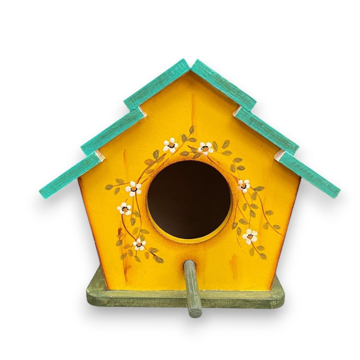 GENERICO - Casita de pájaro pintada a mano - tamaño S- Quimera Garden
