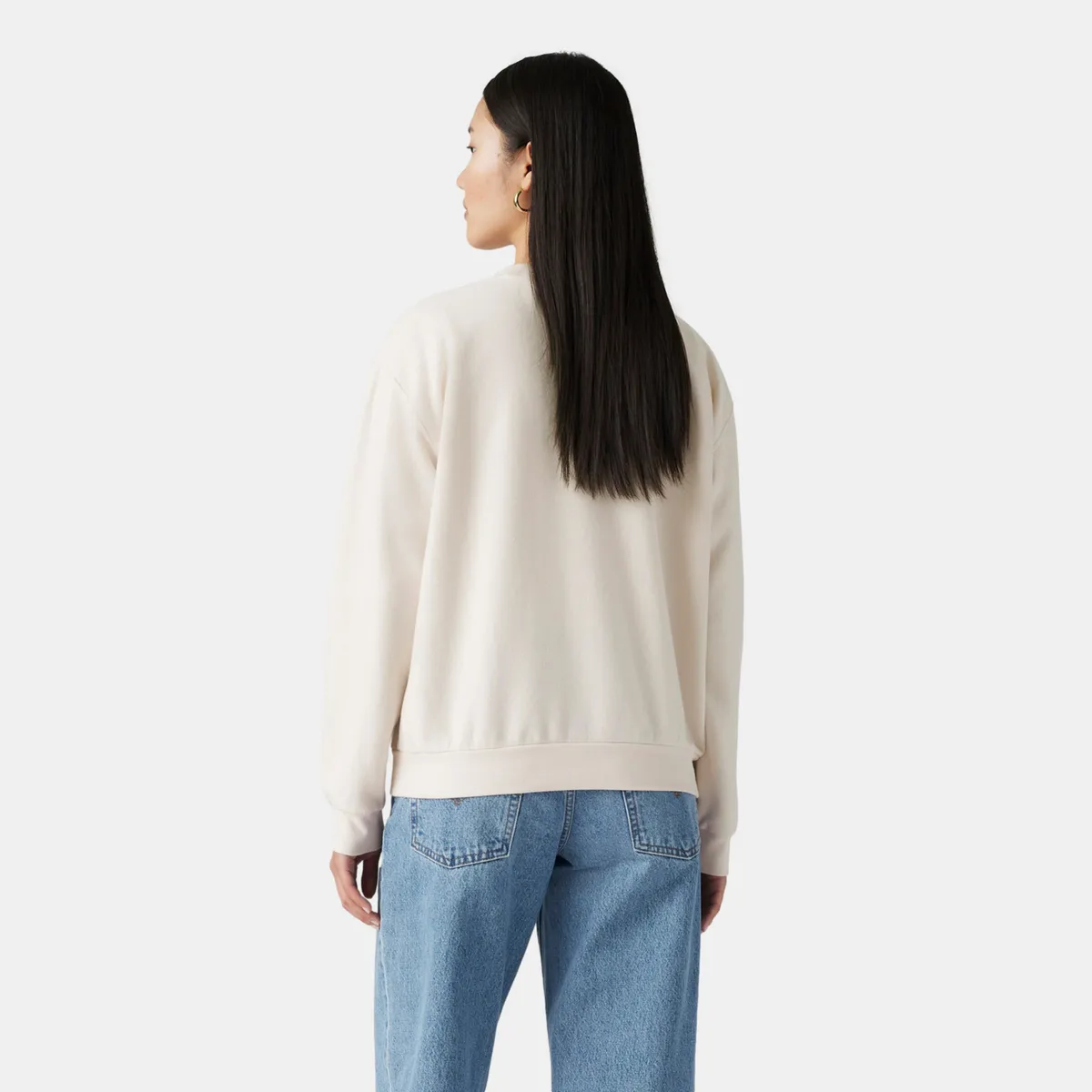 LEVIS - Polerón Mujer Everyday Sweatshirt Blanco Levis